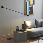 Lampadaire moderne à bras articulé LED en métal pour salon