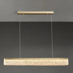 Suspension LED moderne dorée à 3 niveaux de gradation pour îlot de cuisine