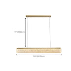 Suspension LED moderne dorée à 3 niveaux de gradation pour îlot de cuisine