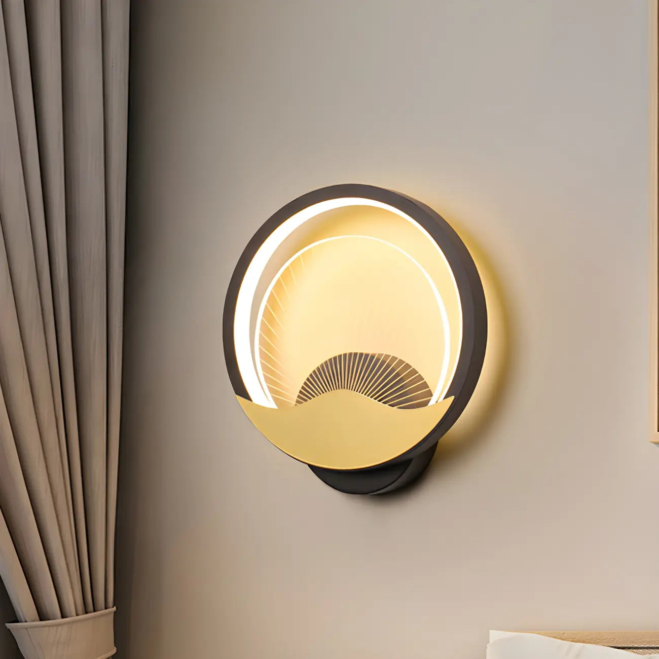 Applique murale LED moderne avec abat-jour en acrylique