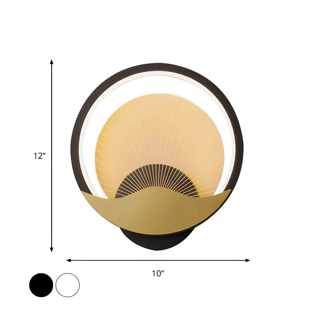 Applique murale LED moderne avec abat-jour en acrylique