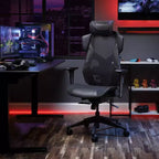 Chaise de gaming RESPAWN Flexx Mesh avec support lombaire et appui-tête réglable