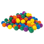 Piscine gonflable Intex 9,75 x 6,3 pieds Rainbow Ring, centre de jeux avec toboggan aquatique et petites balles multicolores en plastique Fun Ballz pour fosse à balles, lot de 100