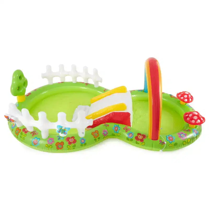 Centre de jeu gonflable aquatique Intex 57154EP My Garden coloré avec toboggan