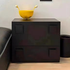 Commodes et chiffonniers minimalistes en bois brun avec tiroirs