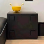 Commodes et chiffonniers minimalistes en bois brun avec tiroirs