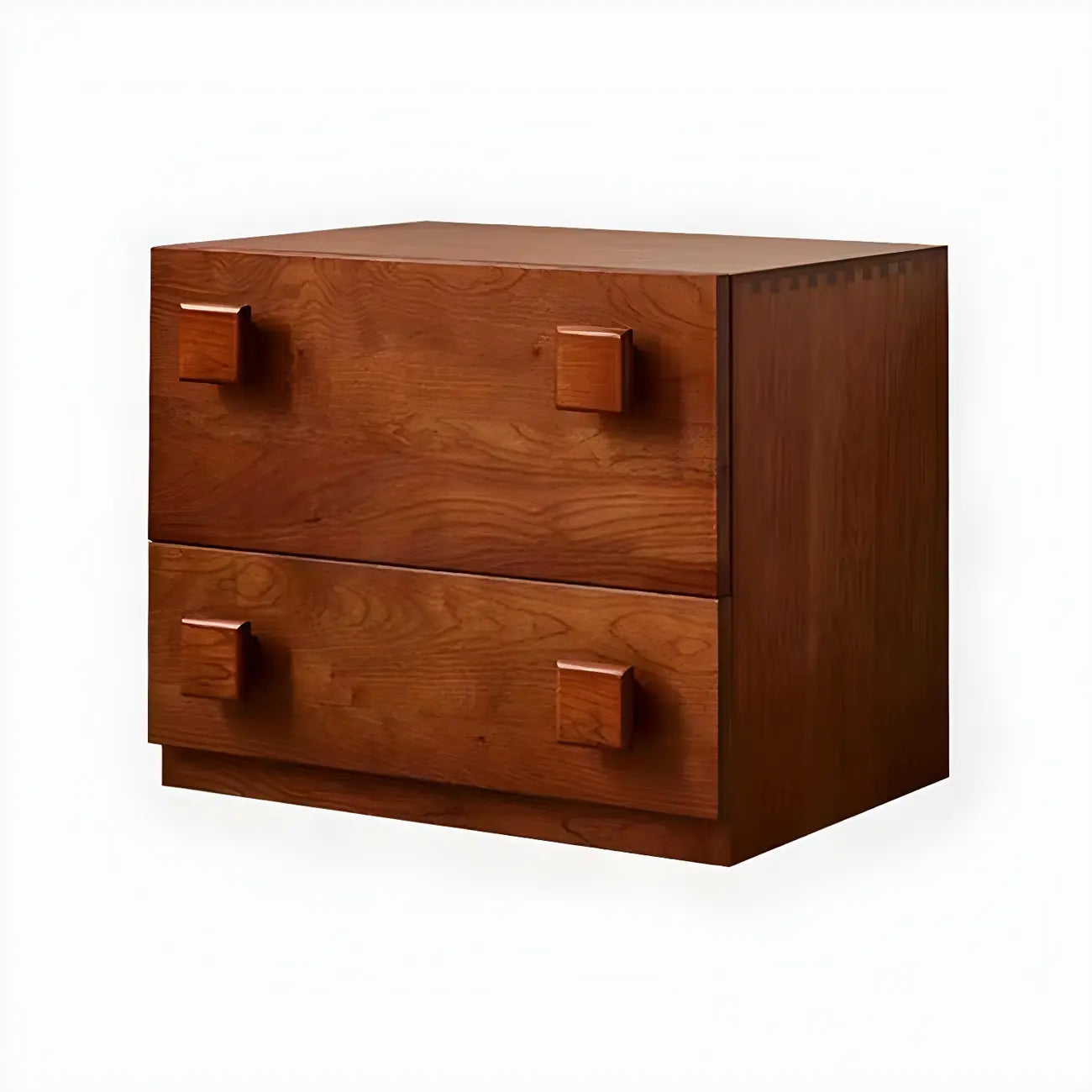 Commodes et chiffonniers minimalistes en bois brun avec tiroirs
