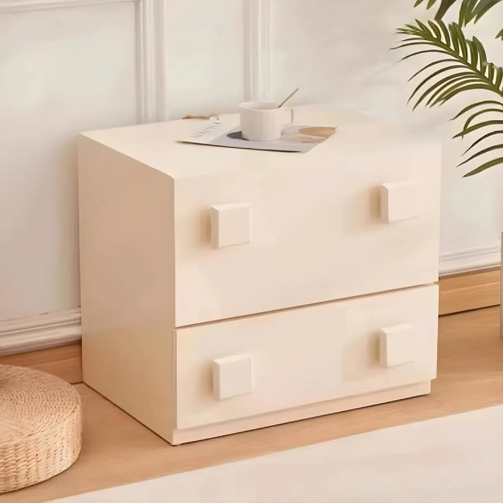 Commodes et chiffonniers minimalistes en bois brun avec tiroirs