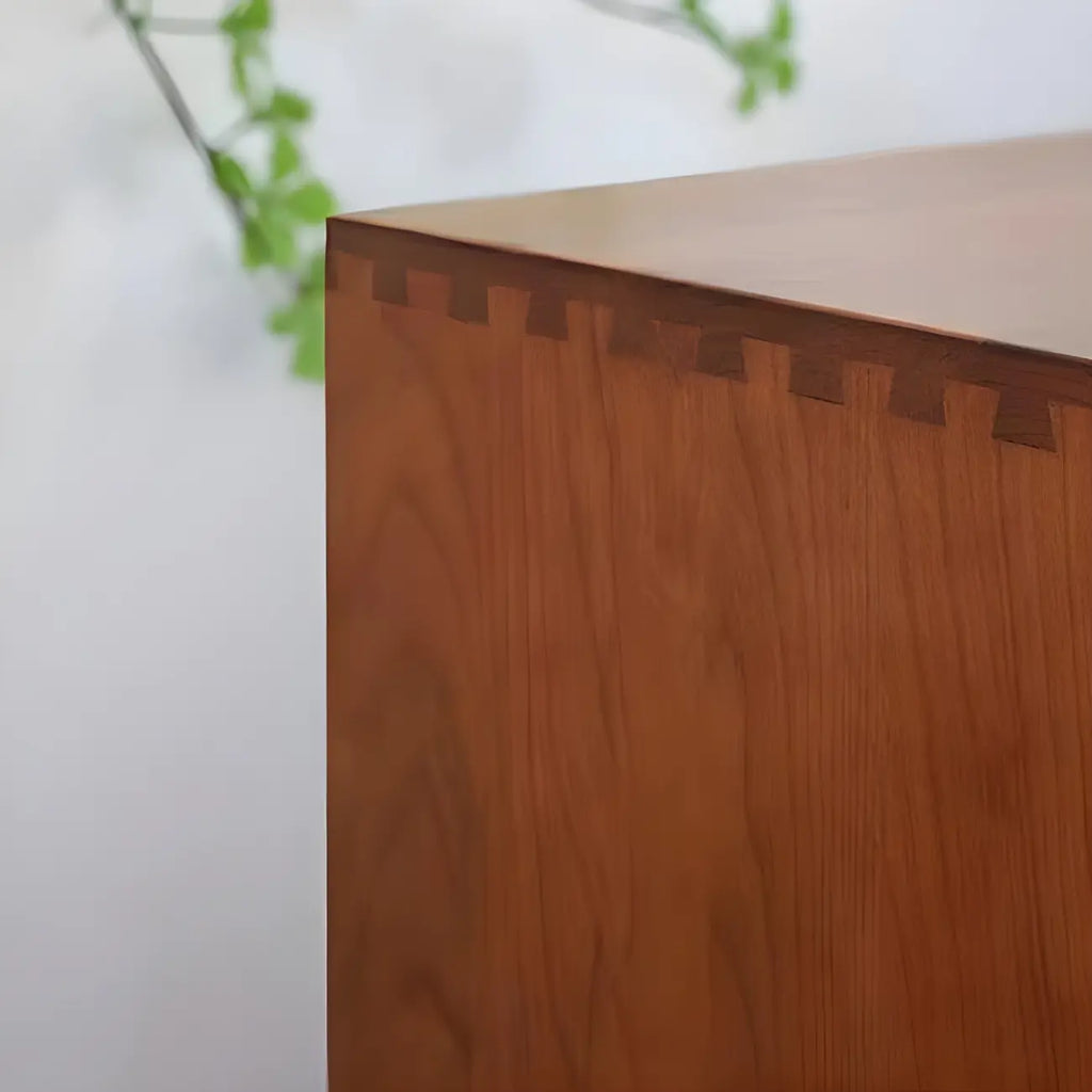 Commodes et chiffonniers minimalistes en bois brun avec tiroirs