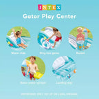 Piscine pour enfants gonflable Intex 57165EP Gator avec toboggan et aire de jeux aquatique