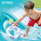Piscine pour enfants gonflable Intex 57165EP Gator avec toboggan et aire de jeux aquatique