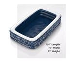 Galvanox Piscine gonflable hors sol pour enfants Grande taille Piscines gonflables Centre de jeux Enfants Famille Extérieur Jardin Arrière-cour 120x72x22