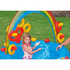 Piscine gonflable pour enfants Le Centre de jeu Anneau Arc-en-Ciel