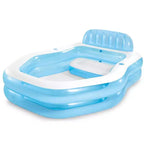 Piscine familiale gonflable Intex 57186EP Swim Center avec pare-soleil 90 X 75 X 53