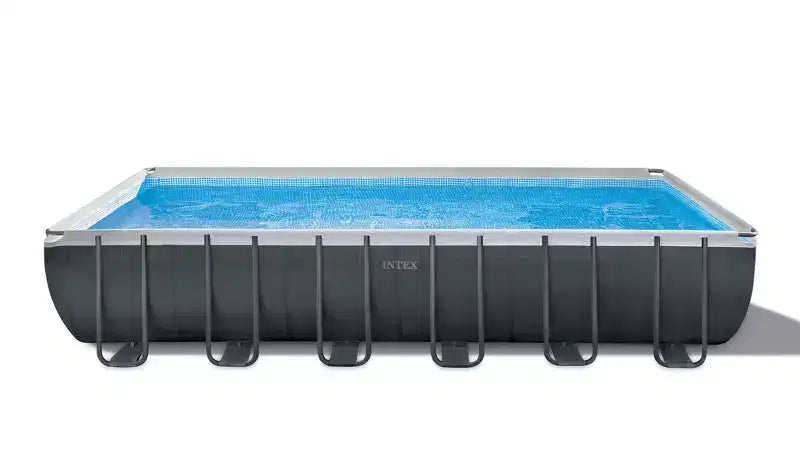 Intex Rectangular Ultra XTR Above Ground Pool w Sand Filter Pump 24 x 12 x 52