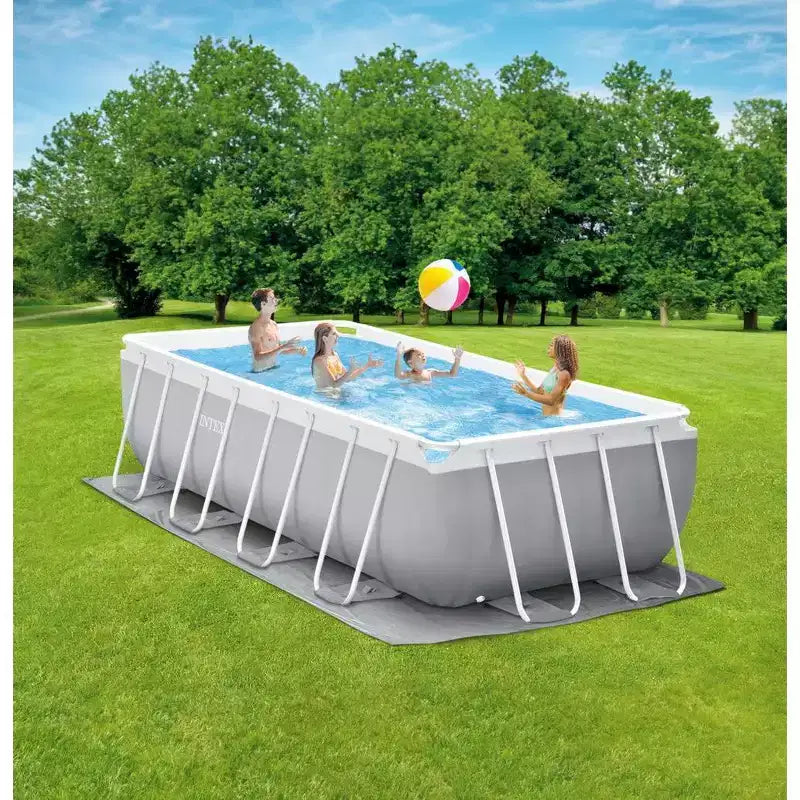 Piscine rectangulaire Intex Prism Frame 4,88m x 2,44m x 1,07m avec pompe de filtration