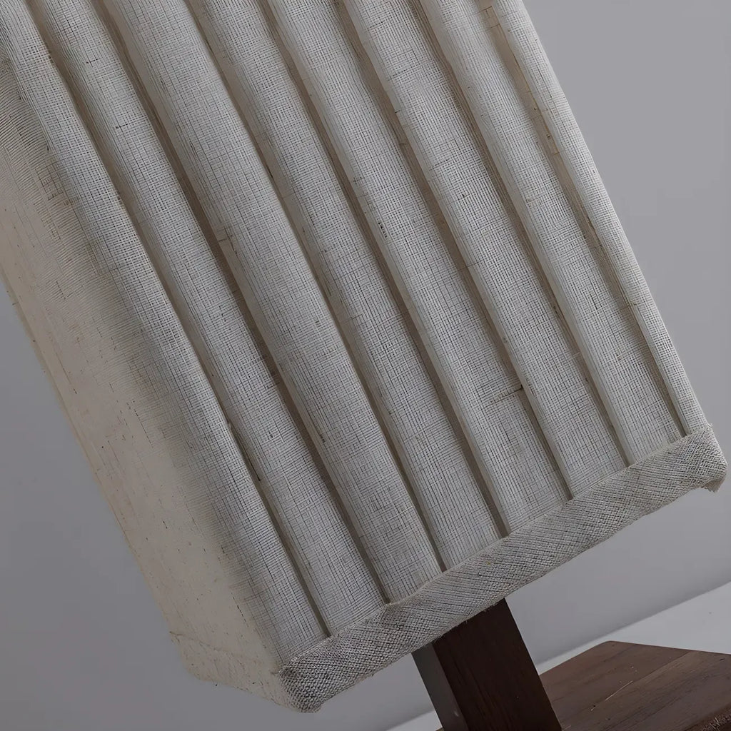 Lampadaire moderne en bois avec colonne et LED 3 couleurs pour salon