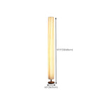 Lampadaire moderne en bois avec colonne et LED 3 couleurs pour salon