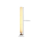 Lampadaire moderne en bois avec colonne et LED 3 couleurs pour salon