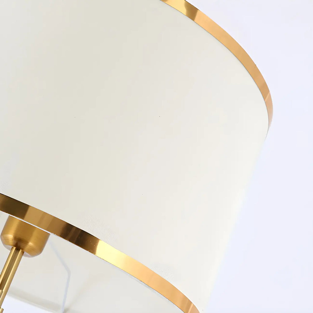Lampadaire contemporain doré pour salon