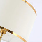 Lampadaire contemporain doré pour salon
