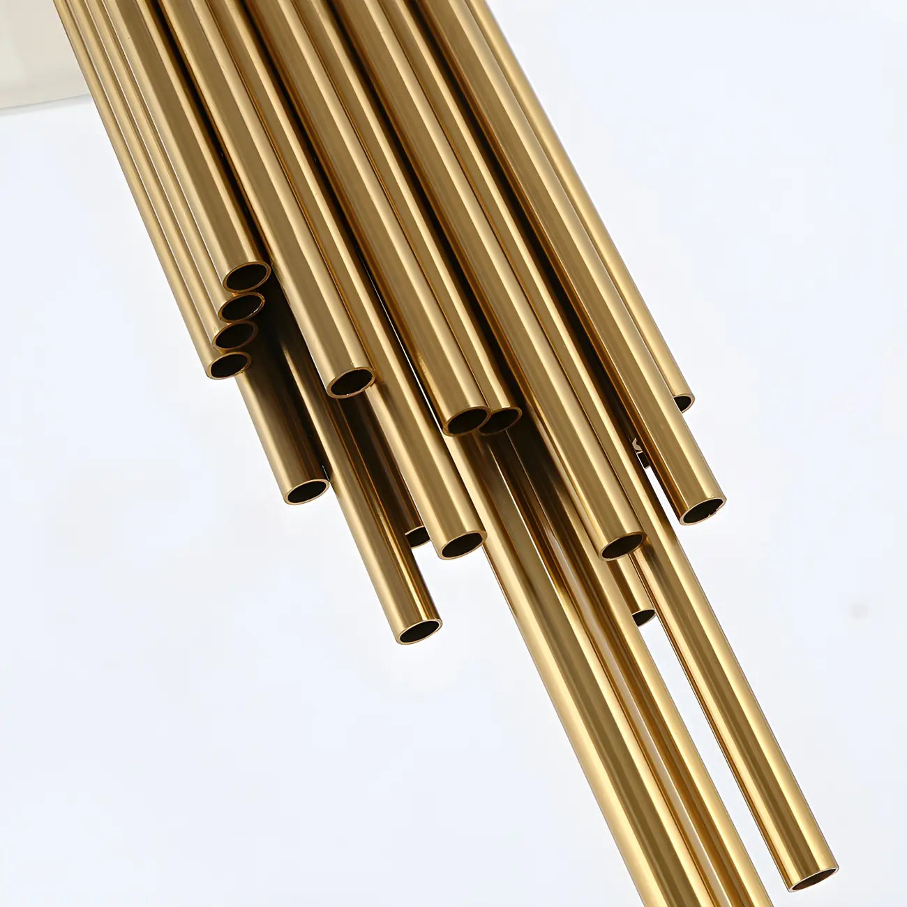 Lampadaire contemporain doré pour salon