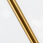 Lampadaire contemporain doré pour salon