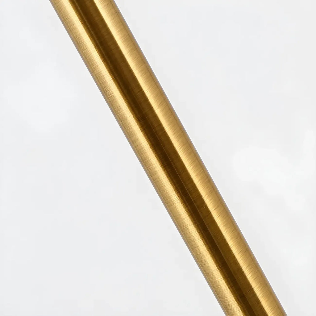 Lampadaire contemporain doré pour salon