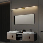 Applique murale moderne en laiton avec LED intégrée pour salle de bain