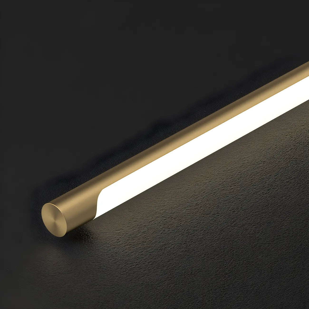 Applique murale moderne en laiton avec LED intégrée pour salle de bain