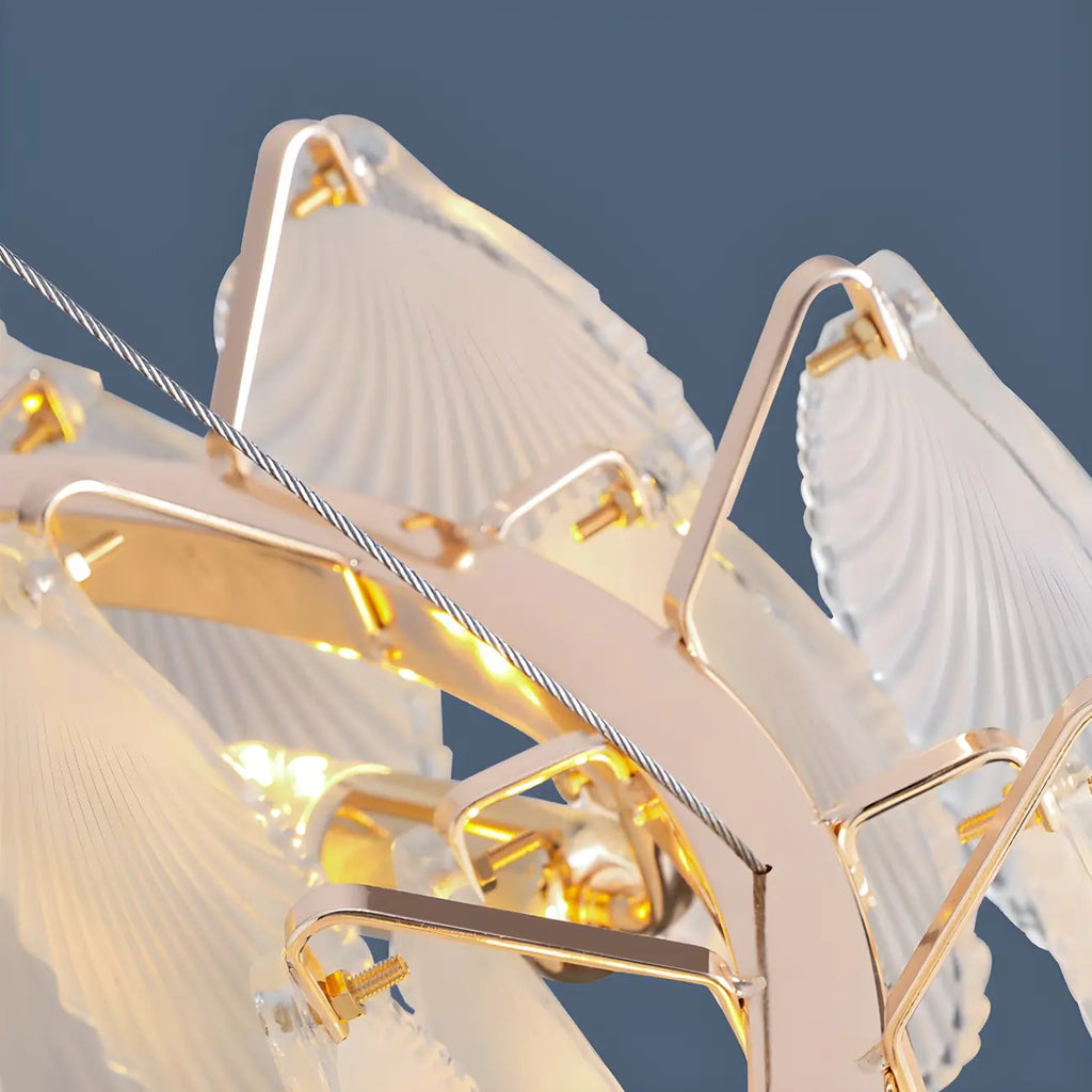 Suspension LED géométrique moderne et élégante