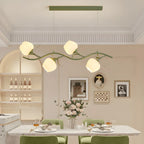 Elegante lampada a sospensione moderna a forma di fiore per isola cucina
