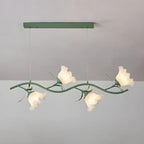 Elegante lampada a sospensione moderna a forma di fiore per isola cucina