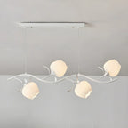 Elegante lampada a sospensione moderna a forma di fiore per isola cucina