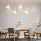 Elegante lampada a sospensione moderna a forma di fiore per isola cucina
