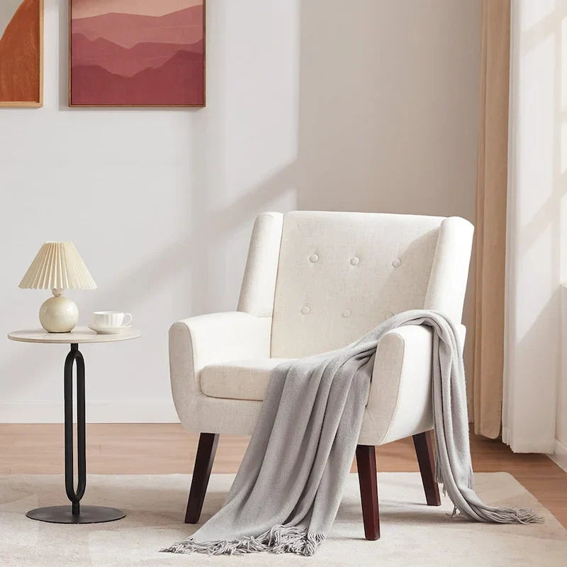 HUIMO Set di 2 poltrone moderne trapuntate