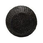 Table d'appoint avec panier de rangement en osier tressé à la main Household Essentials - 17,0 L x 17,0 l x 19,0 H