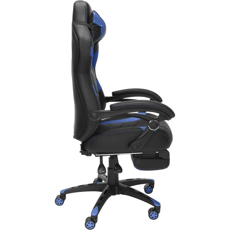 Chaise de jeu RESPAWN 110 Pro - Chaise de jeu avec repose-pieds, chaise de bureau ergonomique