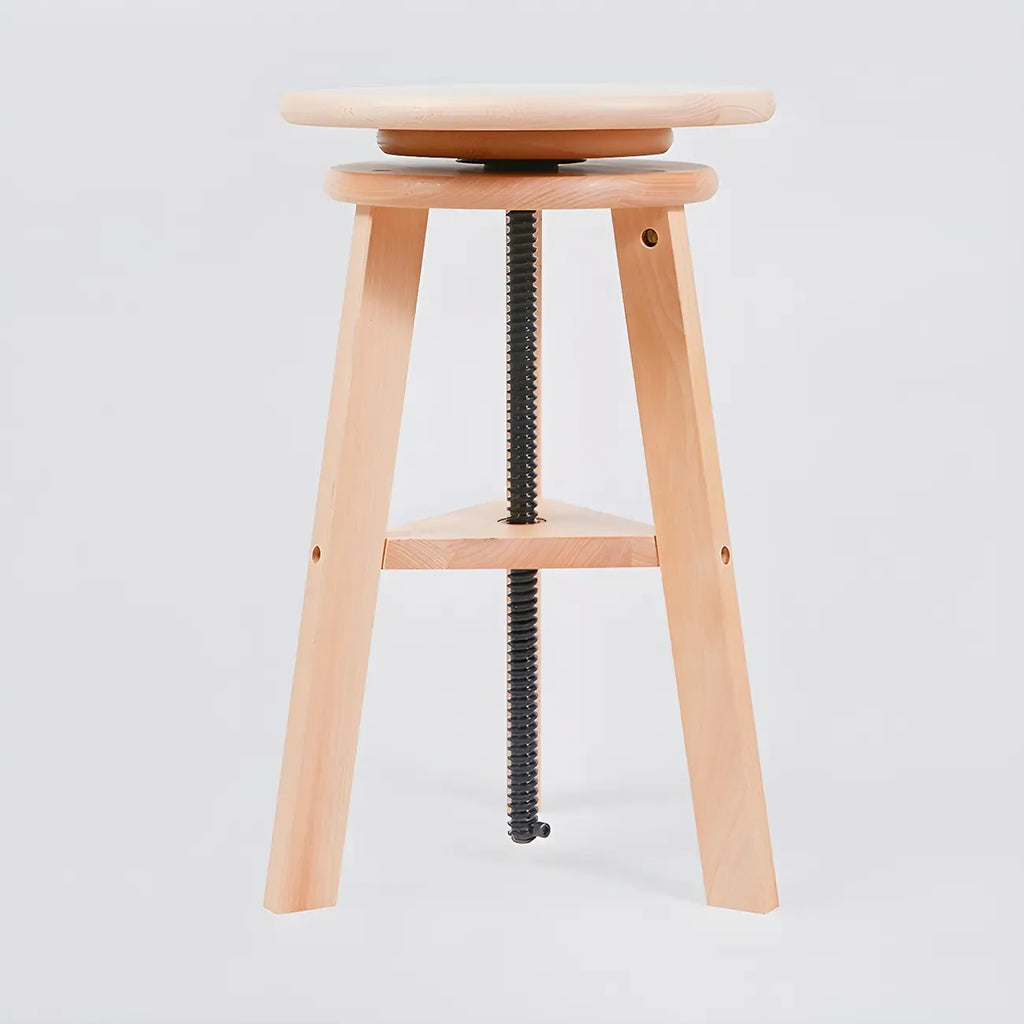 Tabourets de bar pivotants modernes en bois