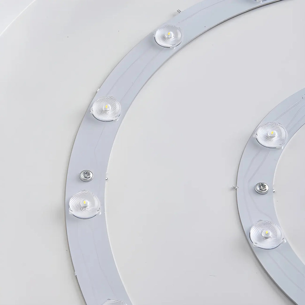 Plafonnier LED rond minimaliste rouille à intensité variable