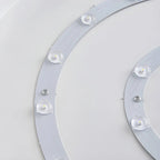 Plafonnier LED rond minimaliste rouille à intensité variable
