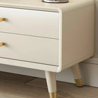 Mobile TV 87 in legno naturale nordico con ante scorrevoli