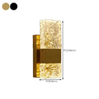 Applique murale glamour avec abat-jour en cristal pour salle de bain