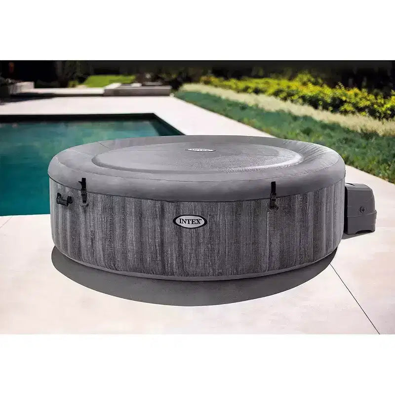 Ensemble Deluxe PureSpa Greywood 6 places 85 po X 28 po Intex