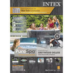 Ensemble Deluxe PureSpa Greywood 6 places 85 po X 28 po Intex