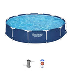 Bestway Steel Pro 12' x 30 Round Above Ground Pool Set with DuraPlus Liner