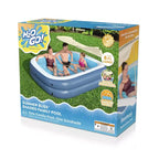 H2OGO! Piscine familiale gonflable ombragée Summer Bliss de 2,54 m sur 1,78 m