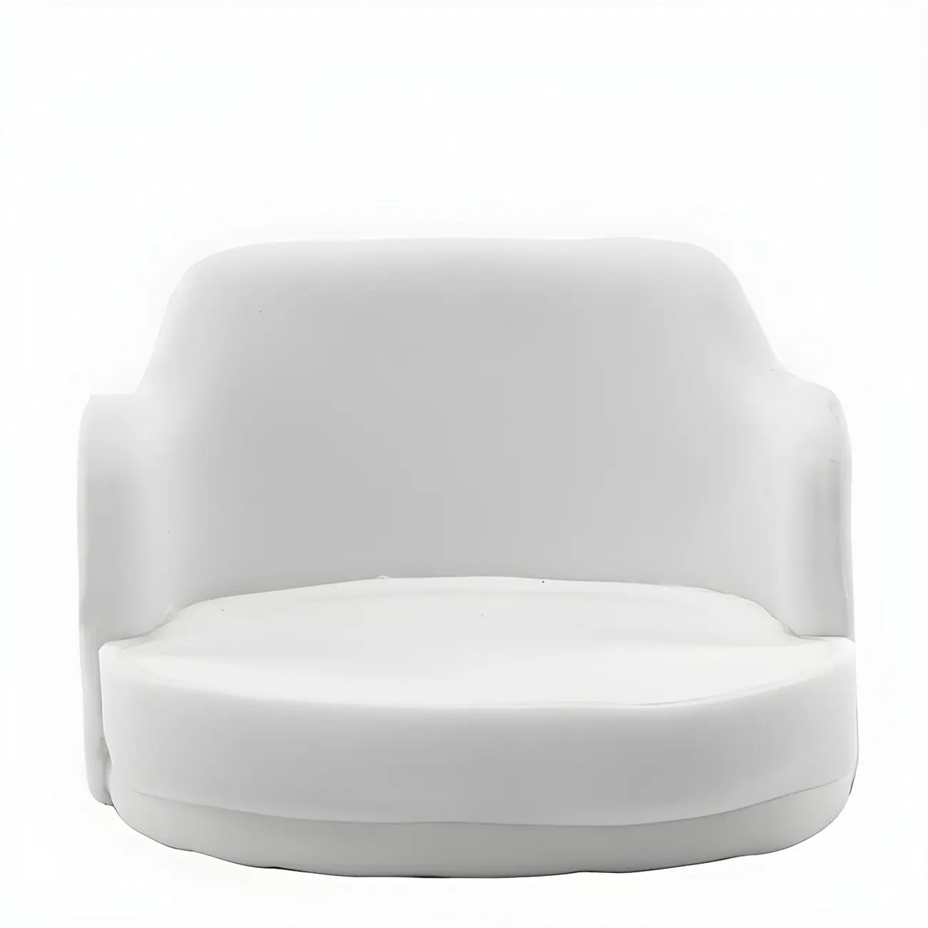 Tabouret de bar pivotant et réglable avec accoudoirs en cuir moderne