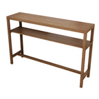 Tables de bar modernes en pin brun avec étagères de rangement