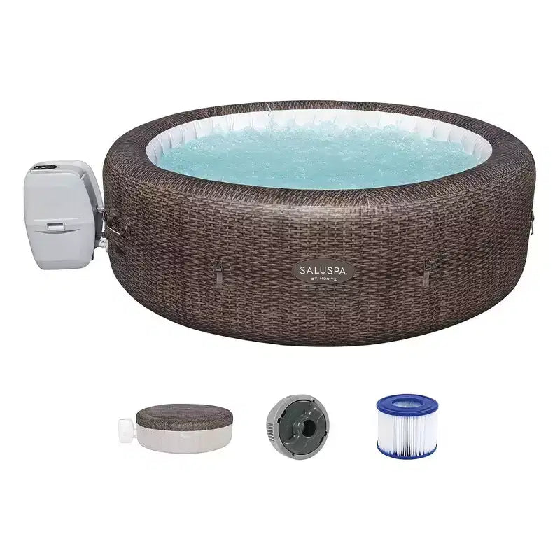 Spa gonflable Bestway SaluSpa St Moritz + Piscine antidérapante sous-marine Bestway SaluSpa